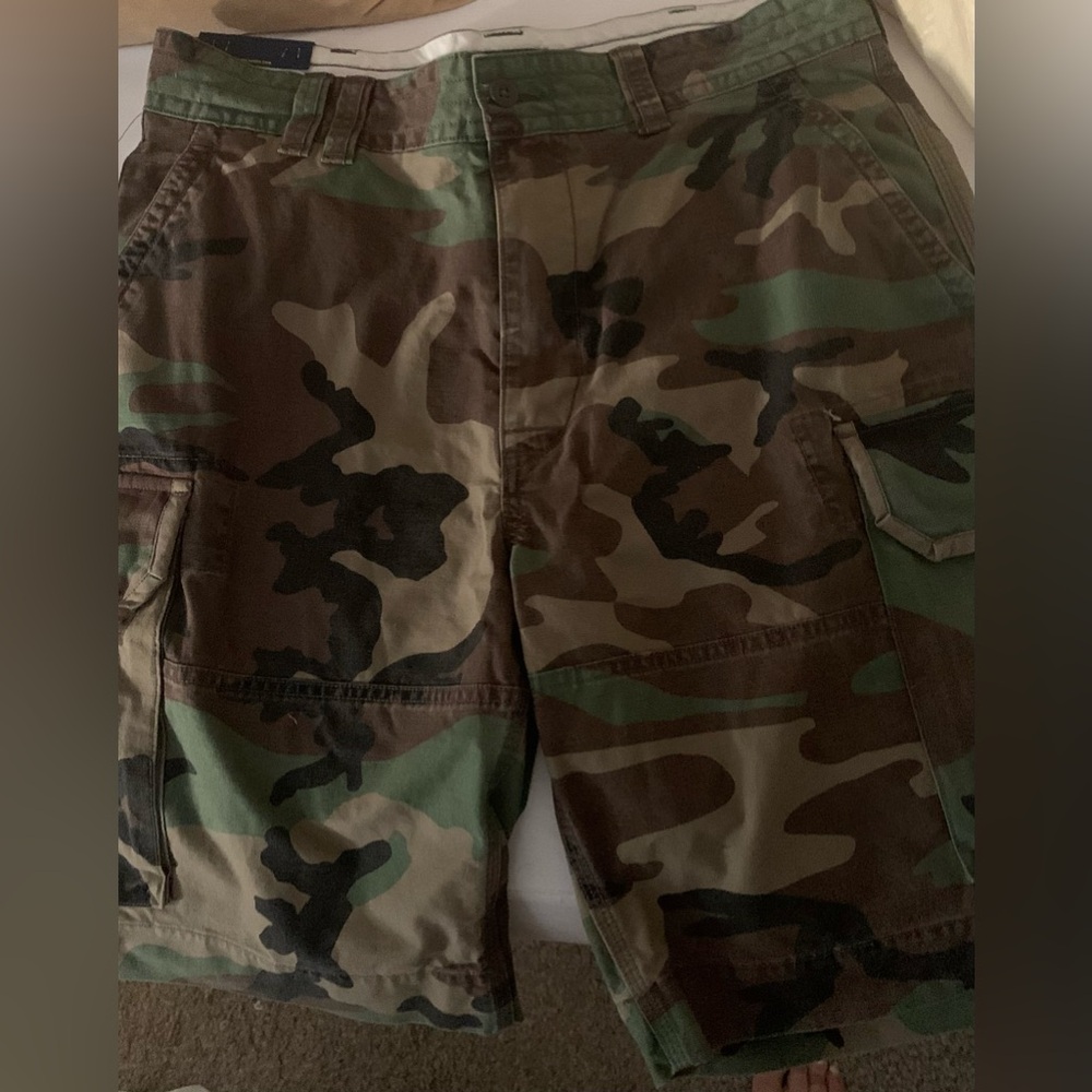 Polo men’s camouflage pocket shorts
